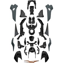 Cf Moto 250NK Grenaj Seti Komple 23 Parça Siyah