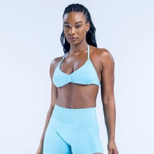 Dfyne Gök Mavisi Impact Strappy Bra - Destekleyici Spor Bra