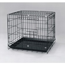 Muratech Dayang Köpek Kafesi Siyah 61X44X50