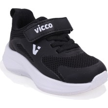 Vicco Karon 346F26Y146 Siyah Ortopedik Günlük Erkek Çocuk Spor Ayakkabı
