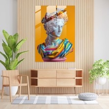 Popcasso Klasik Pop Sanat Cam Tablo - Modern Sanat ile Klasik Sanatı Birleştiren Popart Teması
