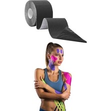 Calperia Kinesiyoloji Kas Ağrı Bandı, 5 cm x 5 M, Esnek ve Dayanıklı