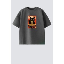 Monila Erkek Çocuk Pamuklu Bisiklet Yaka Baskılı T-Shirt