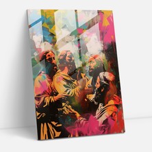 Popcasso Klasik ve Pop Art Temalı Cam Tablo Sanatı - Klasikçilik ile Modern Pop Art'ı Birleştiren Dekoratif Cam Tablo