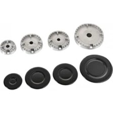 Calperia 4'lü Set Uyumlu Fırın Ocak Bek Takımı, Tüm Modellerle Kullanım