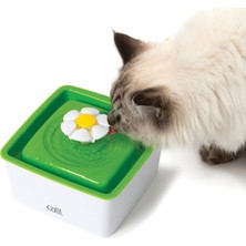 Hagen Catit Muratech Catit Mini Flower Fountain Çiçekli Filtreli Su Kabı 1,5 Lt