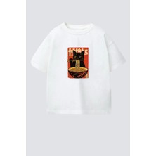 Monila Erkek Çocuk Pamuklu Bisiklet Yaka Baskılı T-Shirt