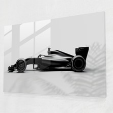 Popcasso Formula 1 Temalı Cam Tablo - Minimalist Tasarım ile Dekoratif Cam Tablo
