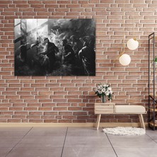 Popcasso Caravaggio Tarzı Temperli Cam Tablo - Caravaggio Temalı Duvar Dekorasyonu