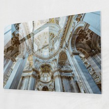 Popcasso Klasik Sanat Cam Tablo - Sanatsal Dekor Için Temperli Cam Tablo