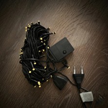 Nemere 10M 100 LED Damla Uçlu Gün Işığı Siyah Kablo
