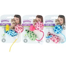 Muratech Pawise Simple Cat Peluş Oyuncak Top Fare
