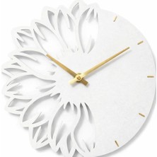 As Tasarım Lazer Nyx Modern Asimetrik Duvar Saati 40 Cm.