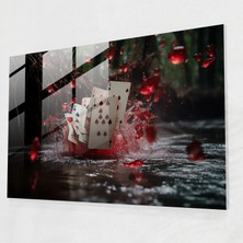 Popcasso Gamble Temperli Cam Tablo - Her Şeyi Riske Atan Modern Tarzı