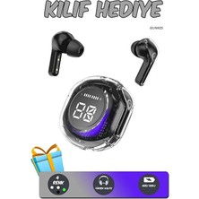 GUNKES Bluetooth Pro Kulaklık Tüm Cihazlara Uyumlu Kulakiçi Dijital Göstergeli Pro Kulaklık