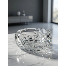 Decorland Lüks Cam Küllük Cam Kül Tablası Puro Kül Tablası