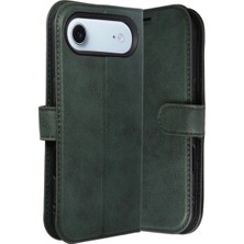 Vintessy Apple Iphone 17 Air Trend S Plus Kapaklı Kılıf - Yeşil