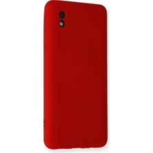 Vintessy Samsung Galaxy A01 Core Kılıf Nano Içi Kadife Silikon - Kırmızı