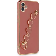Vintessy Samsung Galaxy A04 Kılıf Esila Silikon - Kırmızı
