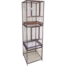 Muratech Eurogold Büyük Papağan Kafesi (45CM x 48 Xm x 185 Cm) 10073