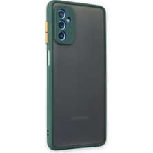 Vintessy Samsung Galaxy M52 5g Kılıf Montreal Silikon Kapak - Yeşil