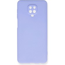 Vintessy Xiaomi Redmi Note 9 Pro Kılıf Nano Içi Kadife Silikon - Lila