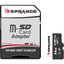 Midcom High Speed 4K Ultra Hd 64GB / 128GB  Tf Kart & Sd Adaptör