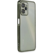 Vintessy Realme C35 Kılıf Razer Lensli Silikon - Yeşil