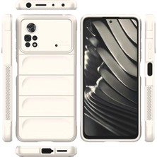 Vintessy Xiaomi Poco X4 Pro 5g Kılıf Optimum Silikon - Krem