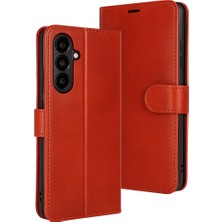 Vintessy Samsung Galaxy A17 5g Trend S Plus Kapaklı Kılıf - Kırmızı