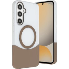 Vintessy Joko Samsung Galaxy S24 Fe Velar Magsafe Kapak - Çöl Titanyum