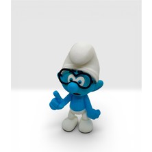 3D Home Gözlüklü Şirin 3D Figür