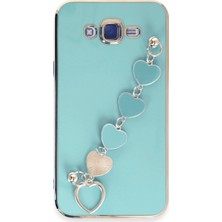 Vintessy Samsung Galaxy J7 Kılıf Esila Silikon - Su Yeşili