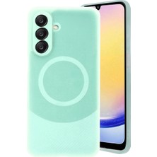 Vintessy Samsung A56 Kılıf Maya Karbon Kapak - Su Yeşili