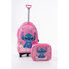 Kingston Hill Simli Stitch Çekçek Beslenmeli Ilkokul Çantası - Sabit Çekçek Mekanizması (Katlanır Ön Ayak)