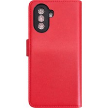 Vintessy Huawei Nova Y70 Trend S Plus Kapaklı Kılıf - Kırmızı