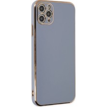 Vintessy Apple Iphone 11 Pro Max Kılıf Volet Silikon - Mavi