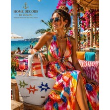 Hasır Omuz Çantası Plaj Çantası Günlük Çanta Kol Çantası El Çantası Handmade El Emeği