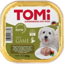 Muratech Tomi Köpek Yaban Hayvanlı Pate Alüminyum Yaş Mama 300GR (Pate)