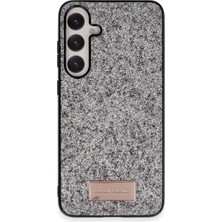 Vintessy Onegif Samsung Galaxy A25 5g Bright Simli Kapak - Gümüş