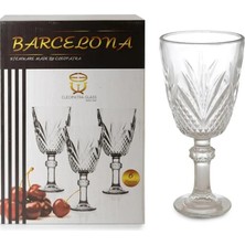 Ethab Ticaret Barcelone 6 Lı Ayaklı Bardak ROYALEKS-9098