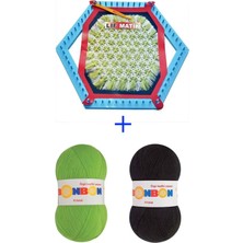 Ethab Ticaret Lifmatik Lif Örme Seti Dokuma Tezgahı ve Lif Ipi S2