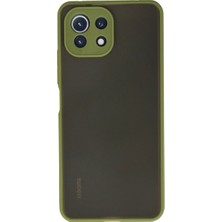 Vintessy Xiaomi Mi 11 Lite Kılıf Montreal Silikon Kapak - Açık Yeşil
