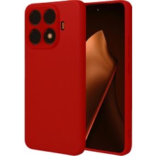 Vintessy Xiaomi Mi 15T Pro Nano Içi Kadife Silikon - Kırmızı
