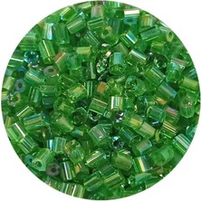 Ethab Ticaret Kesme Cam Boncuk 2mm - 60 Gram - Şeffaf Yeşil - BNC355