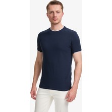 Pierre Cardin Erkek Lacivert Slim Fit Tişört 50327865-VR033