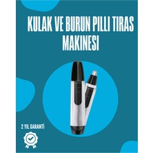 Pil ile Çalışan Kulak, Burun ve Kaş Tımar Cihazı