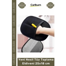 Carlburn Kedi Köpek Tüy Temizleme Aparatı Mikrofiber Kumaş Yeni Nesil Tüy Toplama Eldiveni 25X18 cm
