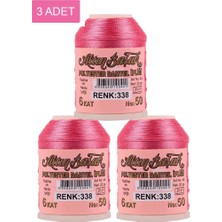 Ethab Ticaret 3 Adet Altınbaşak Oya ve Dantel Ipi 20 gr - Royaleks - No: 338