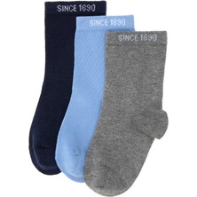 U.S. Polo Assn. Erkek Çocuk 3'lü Soket Çorap 50318041-VR003